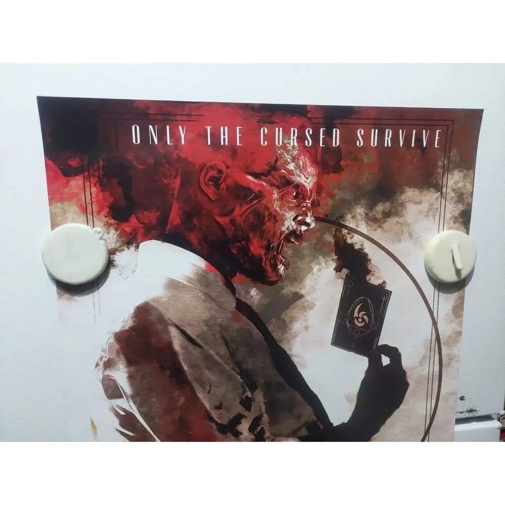 Call Of Duty Black Ops III 3 Only The Cursed Survive Zombies Double-Sided Poster